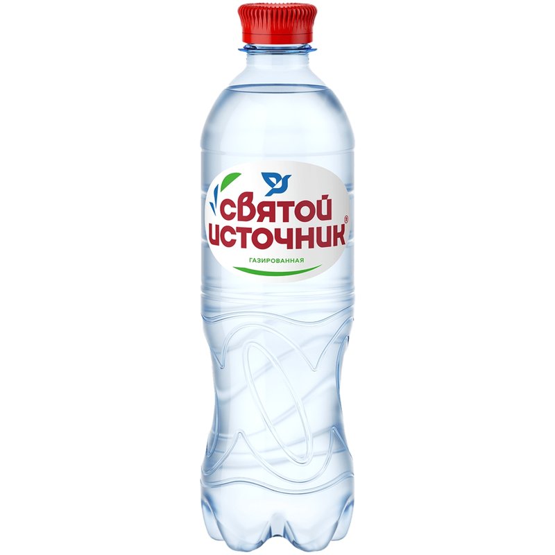 Вода Святой источник газированная 0,5л