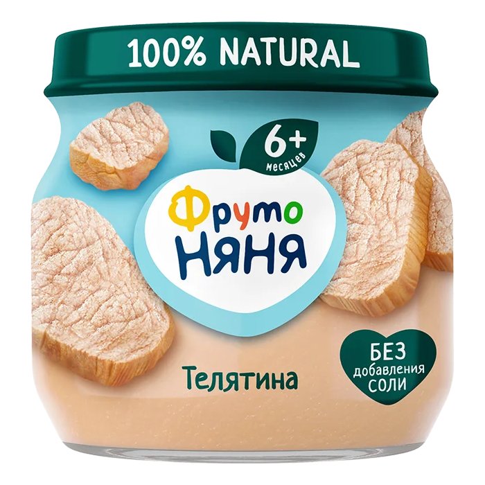 Пюре Фруто-няня телятина 80г