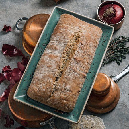 Чиабатта Хлебный дом темная 230г