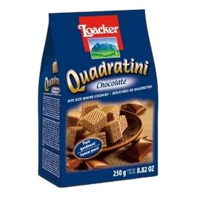 Вафли Лоакер Квадратини шоколад 250г