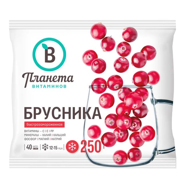 Брусника Планета витаминов 250г