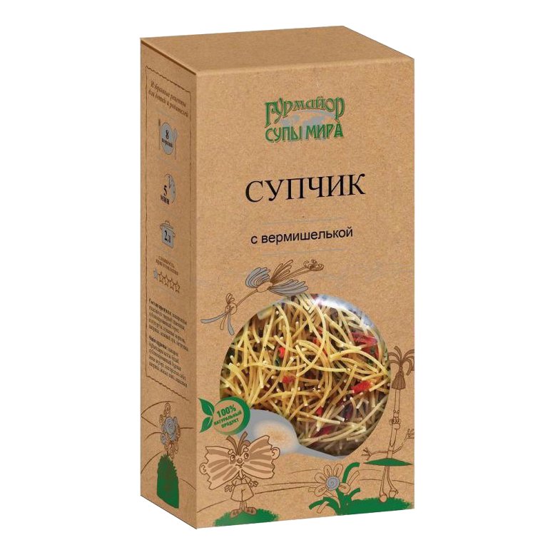 Суп Гурмайор Супы мира Итальянский с вермшелью и овощами 210г