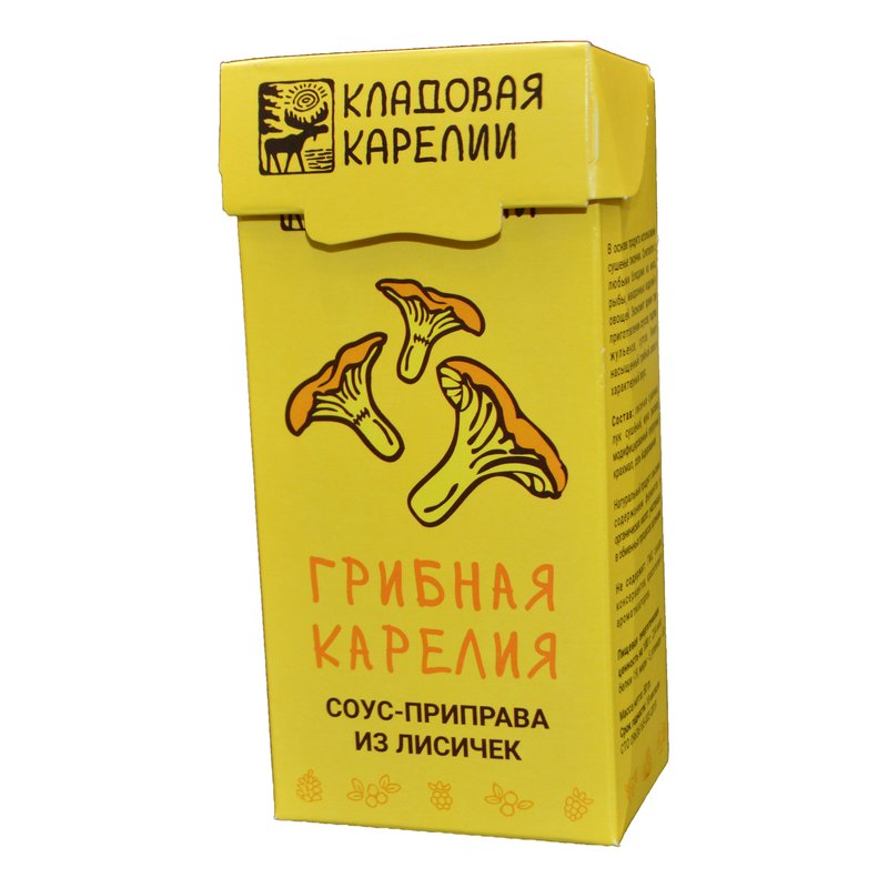 Соус-приправа Кладовая Карелии Грибная Карелия из лисичек 50г