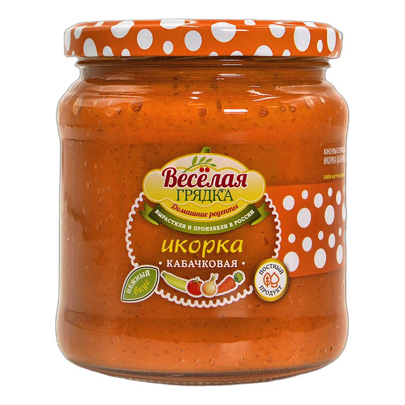 Икорка Веселая грядка кабачковая 460г