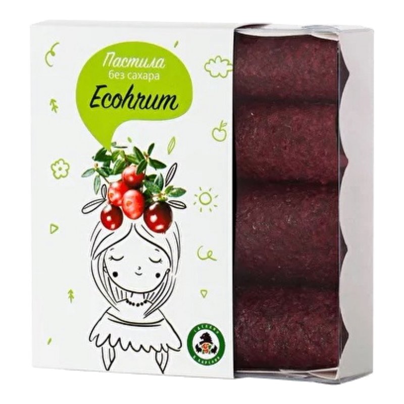 Пастила Экорум клюква с медом 35г