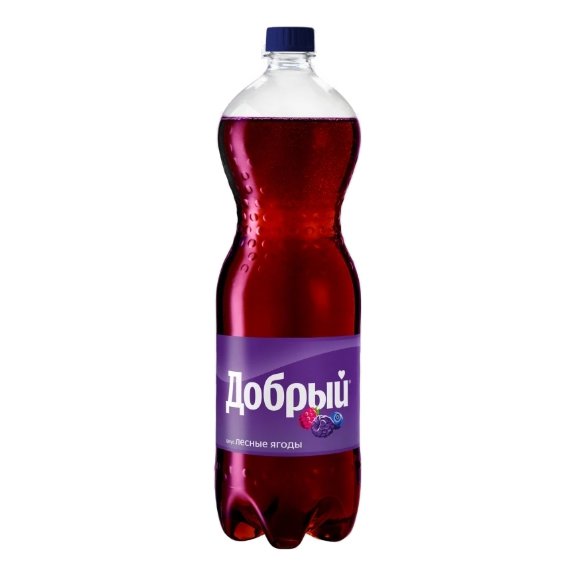Напиток безалкогольный Добрый Кола со вкусом лесные ягоды 1л ПЭТ