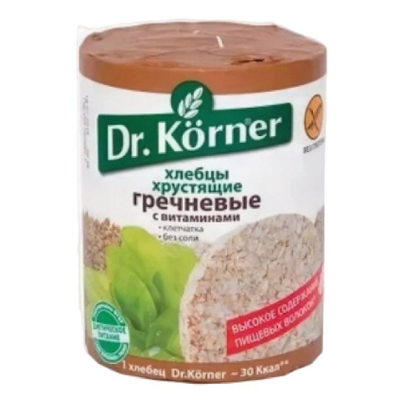 Хлебцы Dr.Korner гречневые с витаминами 100г