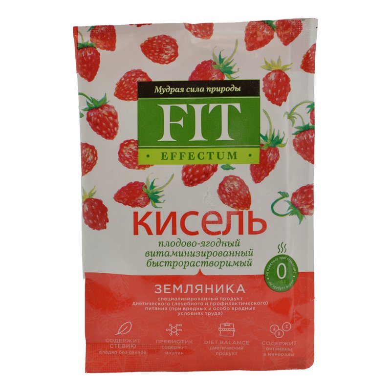 Кисель Фит Эффектум земляника 30г
