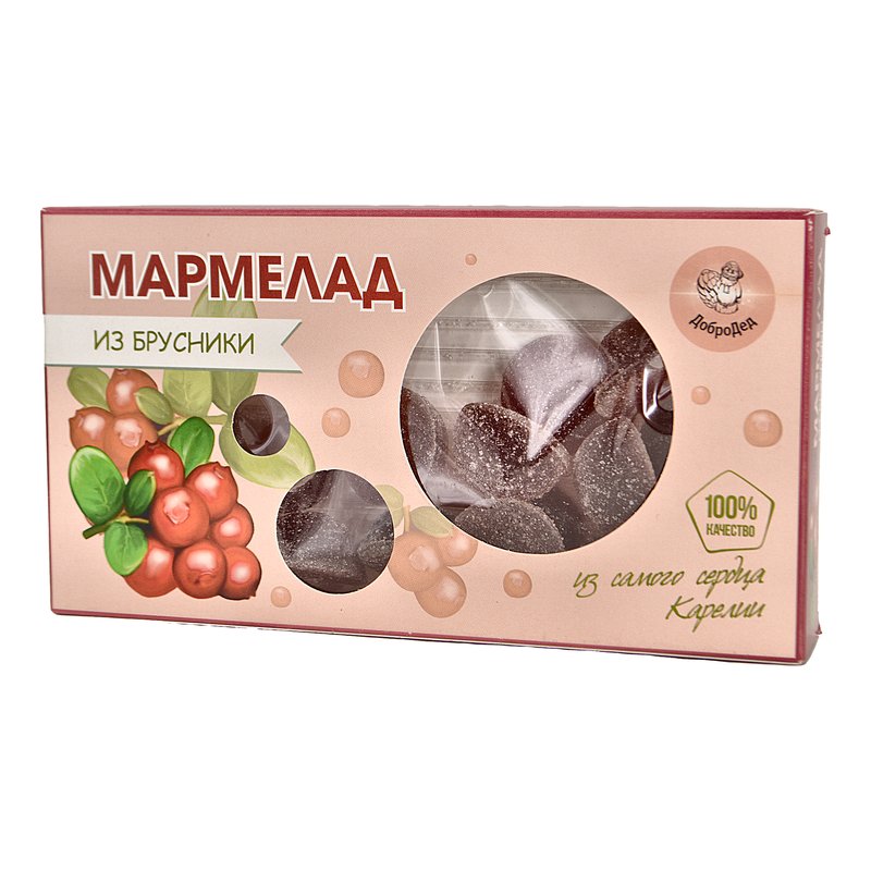 Мармелад Добродед из брусники 150г