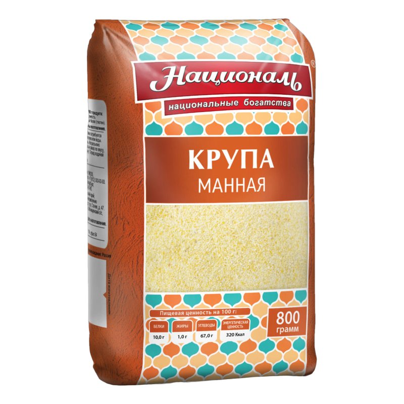 Крупа Националь манная 800г