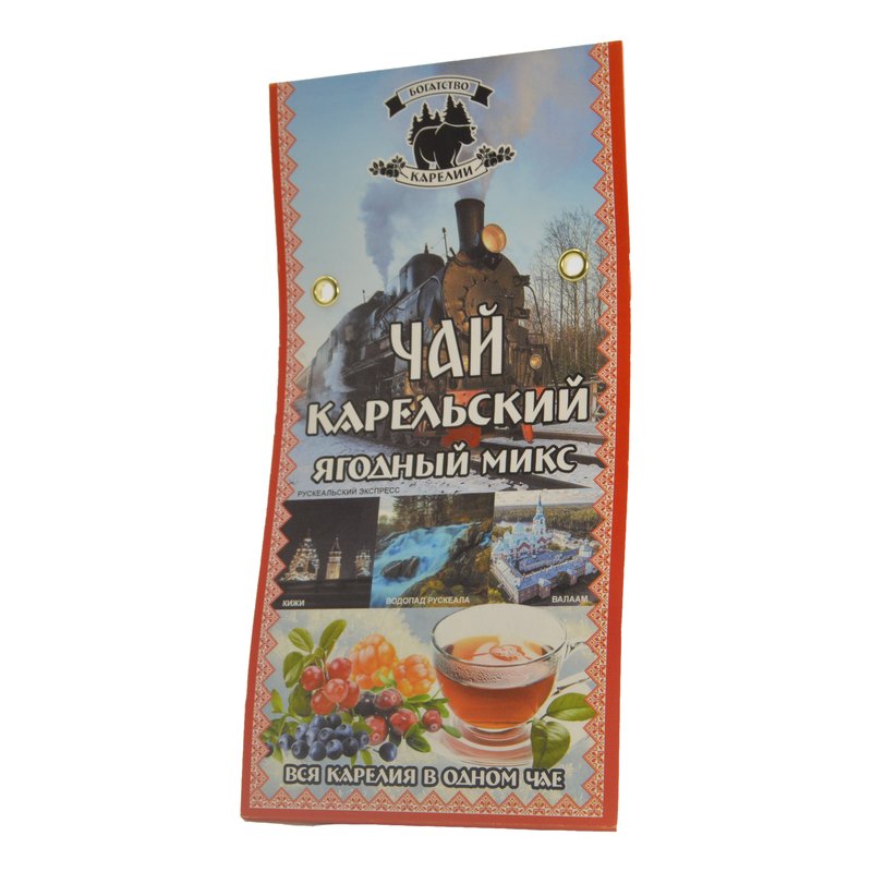 Чай Богатство Карелии листовой Ягодный микс 50г