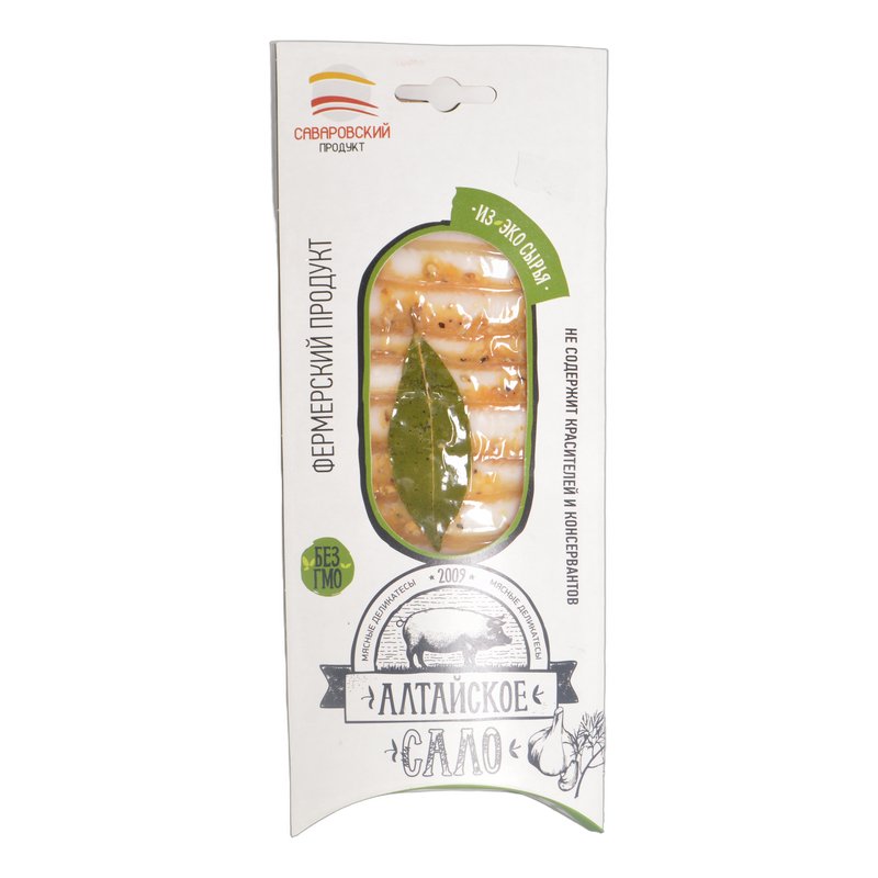 Сало Саваровский продукт Алтайское нарезка в/у 150г