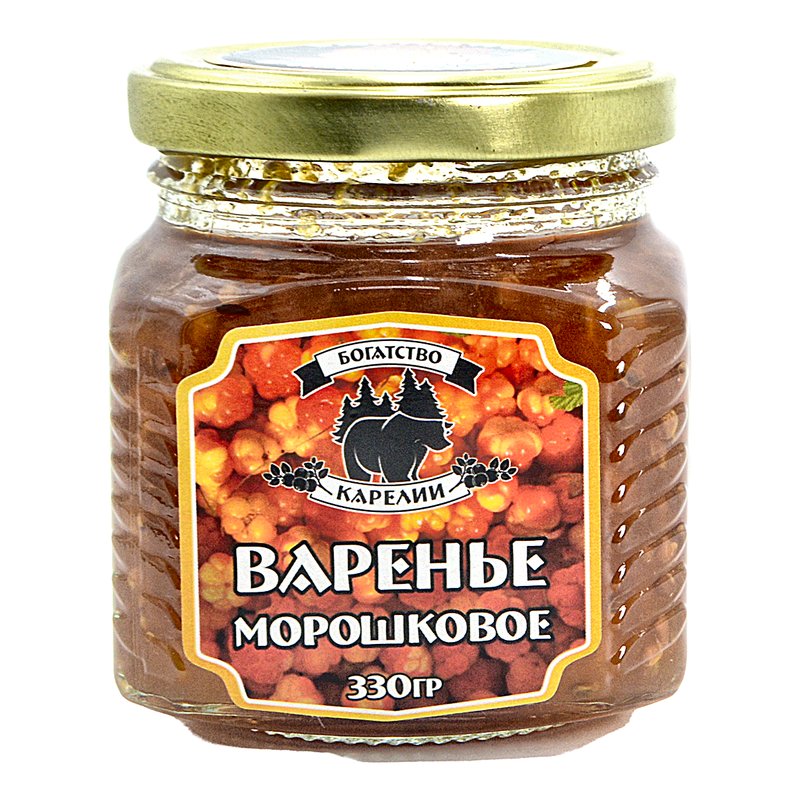 Варенье Богатство Карелии морошковое 330г