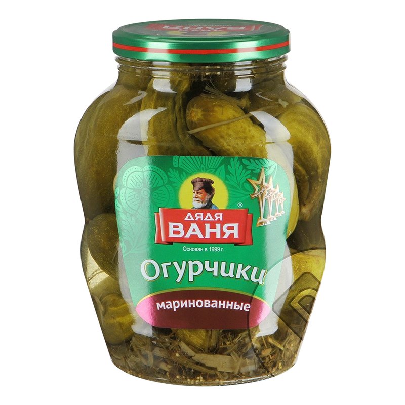 Огурцы Дядя Ваня маринованные 1800г