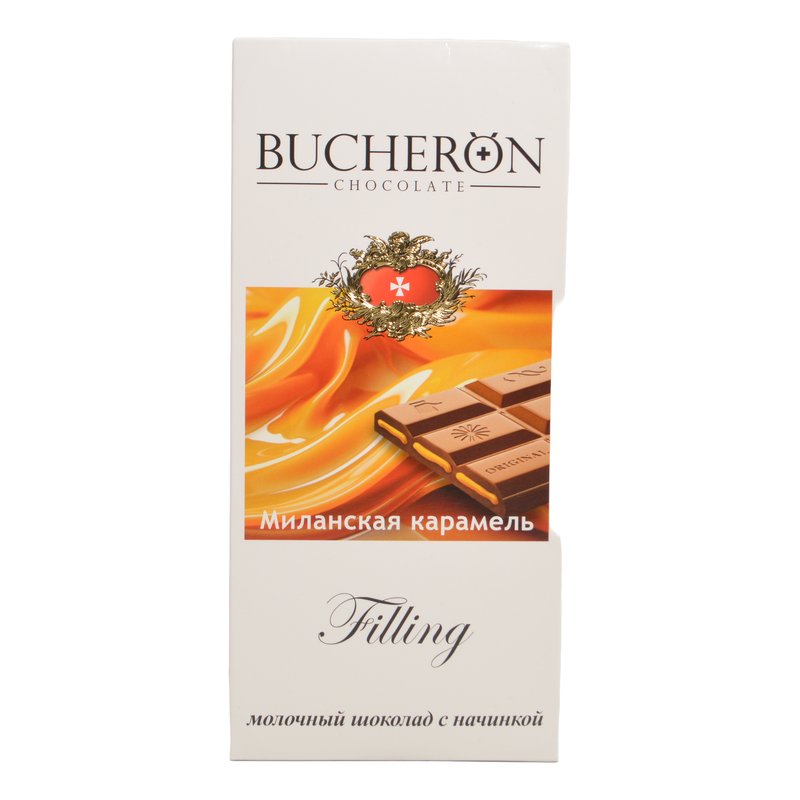 Шоколад Бушерон Филлинг молочный миланская карамель 85г