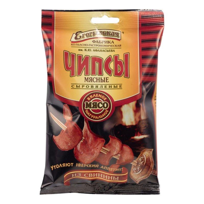 Чипсы Егорьевская мясные из свинины с/в 30г