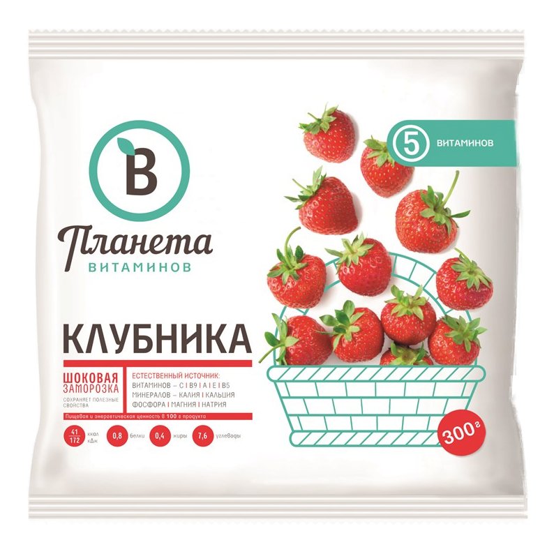 Клубника Планета витаминов 300г