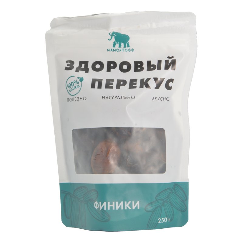 Финики Мамонтофф сушеные с косточкой 250г