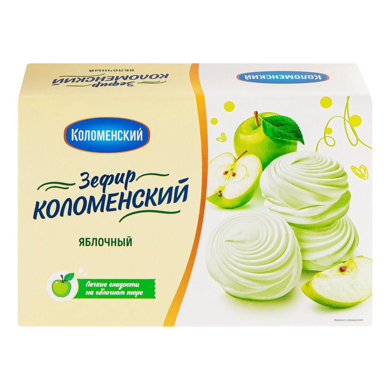 Зефир Коломенский яблочный 250г