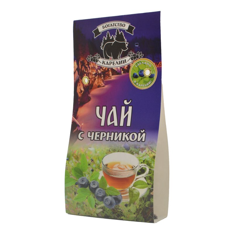 Чай Богатство Карелии с черникой 50г