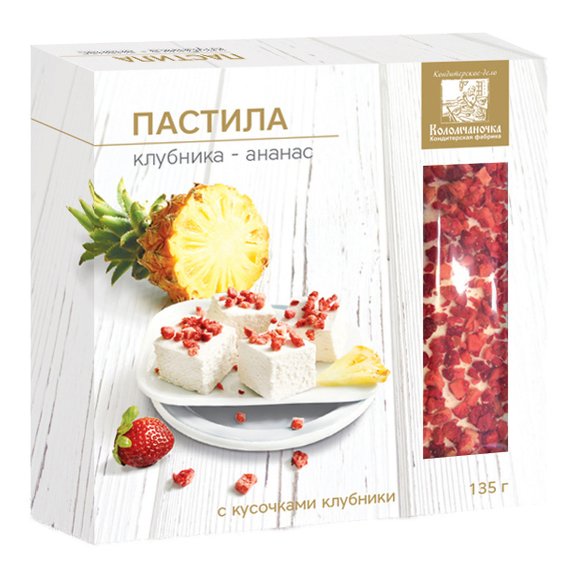 Пастила Коломчаночка клубника-ананас 135г