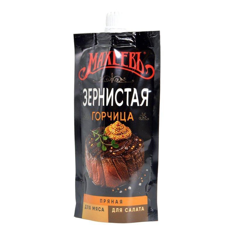 Горчица Махеев зернистая 140г