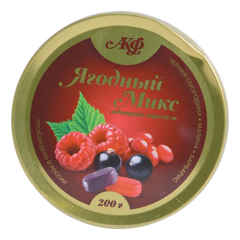 Карамель Азовская КФ Ягодный микс 200г
