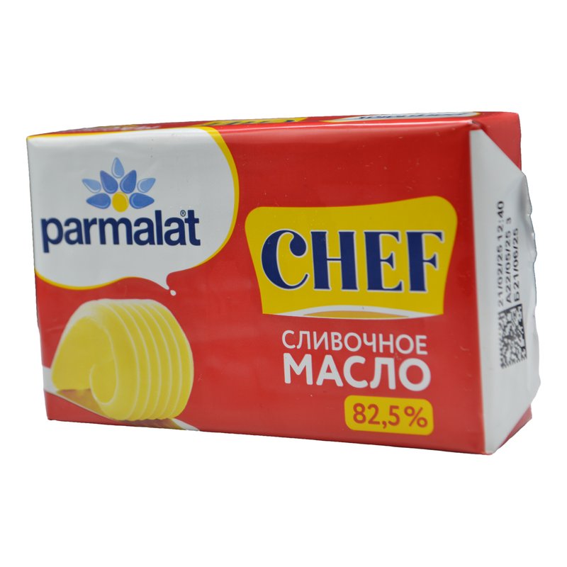 Масло Пармалат Шеф сливочное 82,5% 180г
