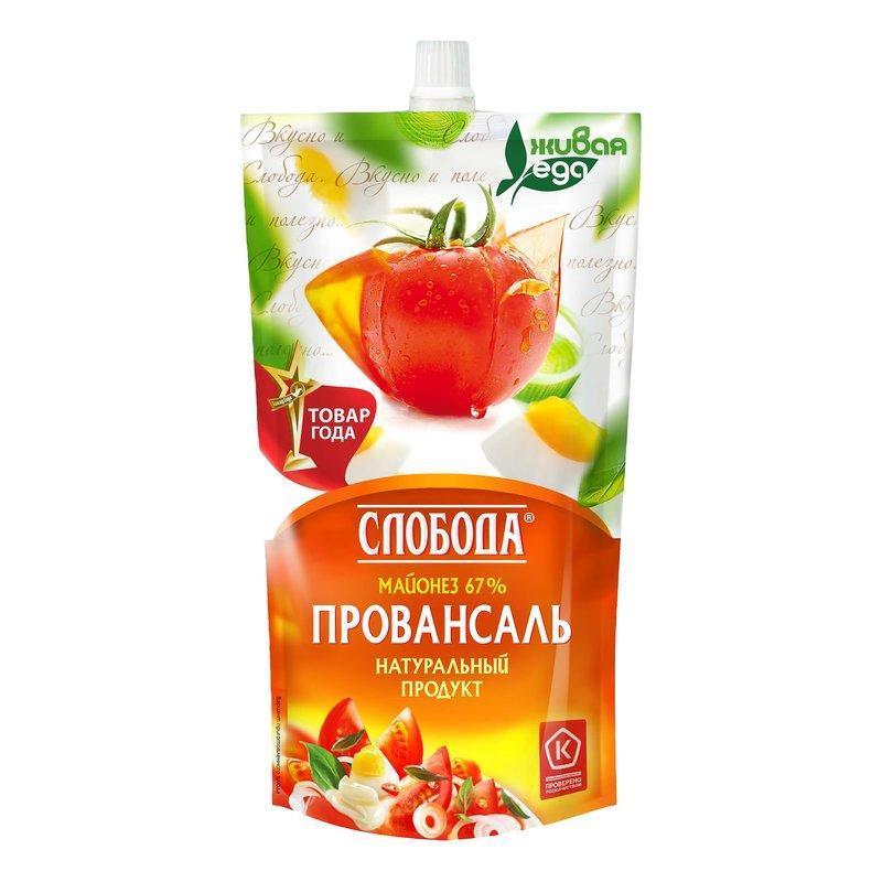 Майонез Слобода провансаль 67% 400г м/у