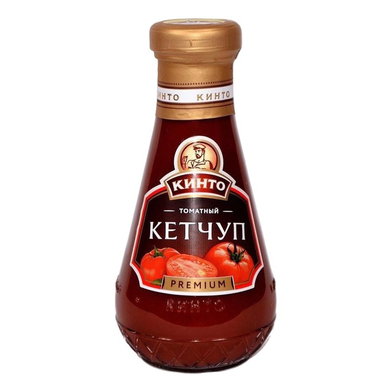 Соус Кинто Кетчуп Премиум томатный 320г ст/б