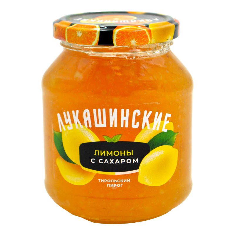 Десерт Лукашинские десерты Лимоны с сахаром 450г