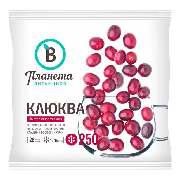 Клюква Планета витаминов 250г