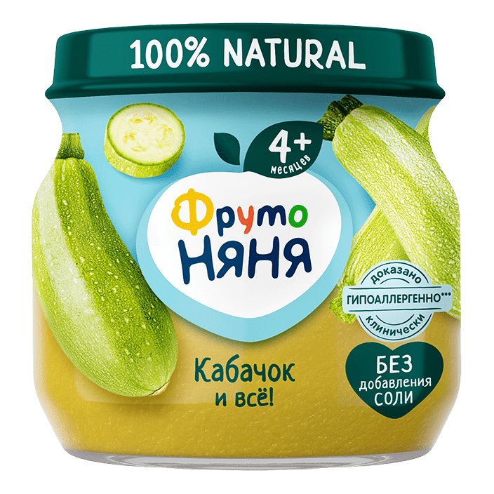 Пюре Фруто-няня из кабачков 80г