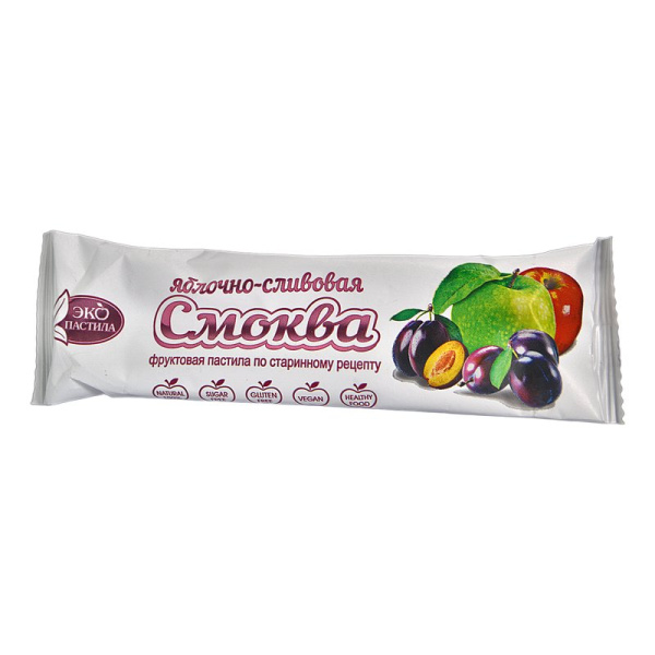 Смоква Эко пастила яблочно-сливовая 30г