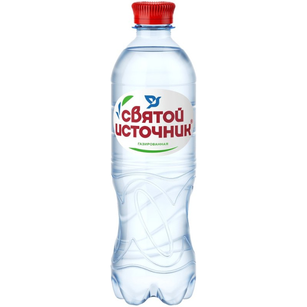 Вода Святой источник газированная 0,5л
