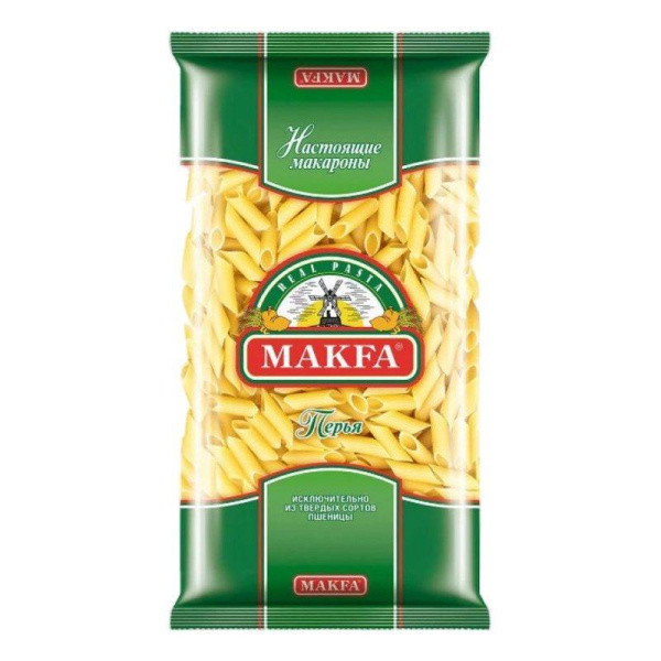 Макароны Макфа Перья любительские 400г