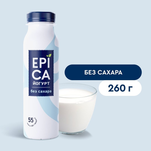 Йогурт Эпика питьевой 2,9% 260г