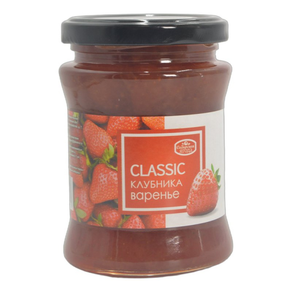 Варенье Сибирская ягода клубничное 300г