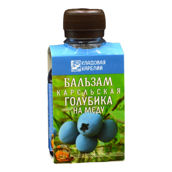 Бальзам Кладовая Карелии из голубики на меду 100мл