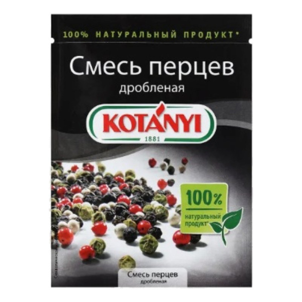 Приправа Котани смесь перцев дробленая 12г
