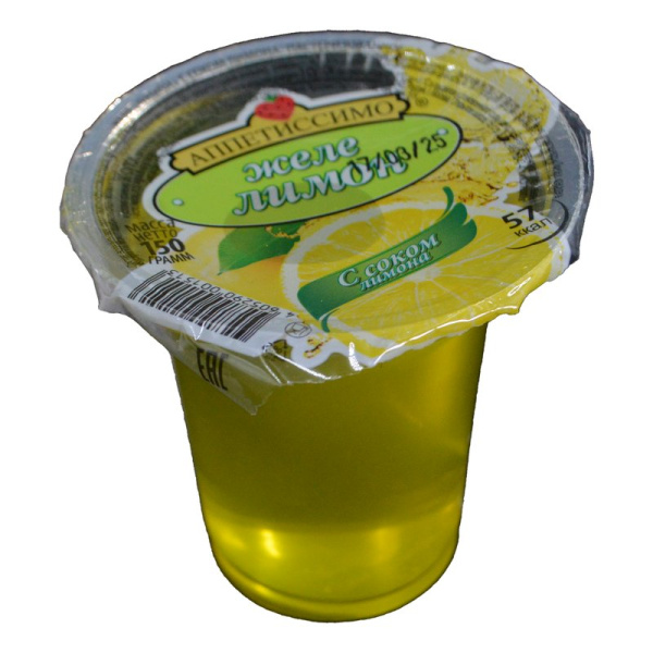 Желе Аппетиссимо лимон 150г
