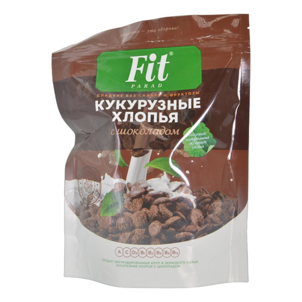 Хлопья Фит парад кукурузные с шоколадом 200г