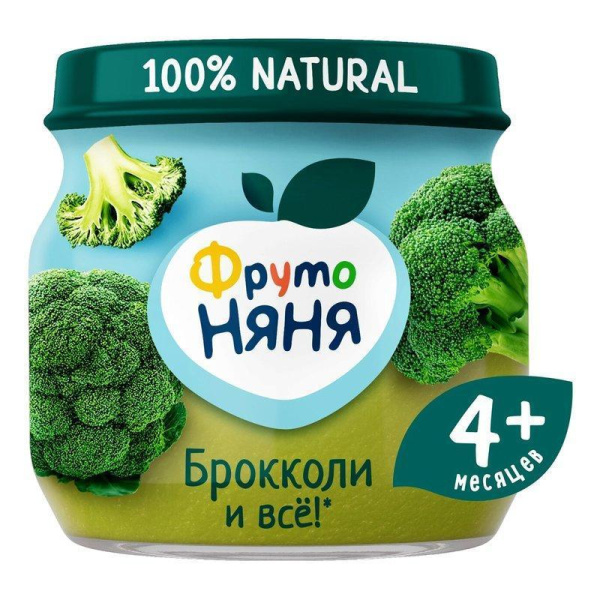 Пюре Фруто-няня из брокколи с 4,5 мес 80г
