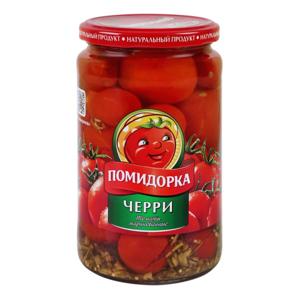 Томаты Помидорка маринованные черри 720мл ст/б