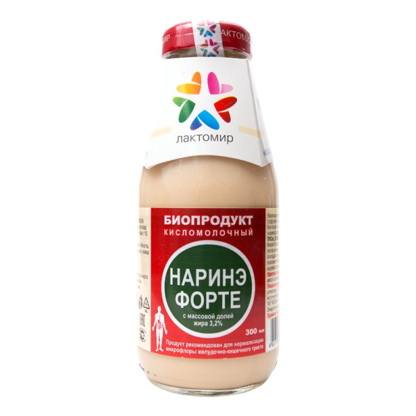 Биопродукт Лактомир Наринэ Форте кисломолочный 3,2% 0,3л