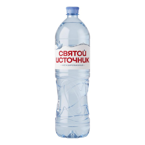 Вода Святой источник минеральная негазированная 1,5л