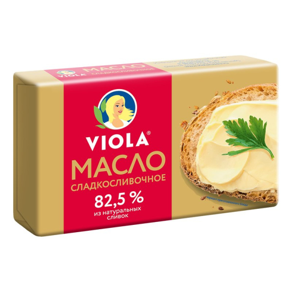 Масло Виола сладкосливочное 82,5% 150г