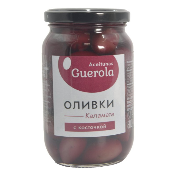 Оливки Гуэрола каламата 340г