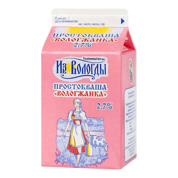 Простокваша Вологжанка 2,7% 470г