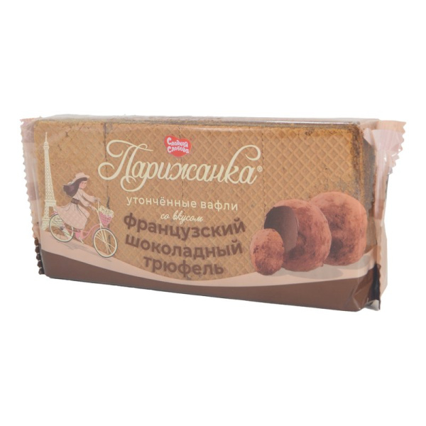 Вафли Парижанка со вкусом французский шоколадный трюфель 210г